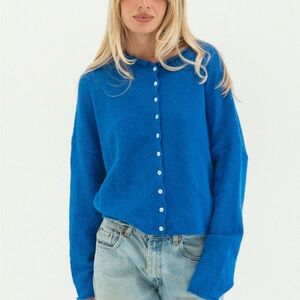 Solai the label free falling cardigan